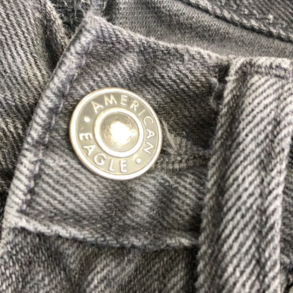 American Eagle Ripped Relaxed Mom Jeans US size 00 - Picture 2 of 4